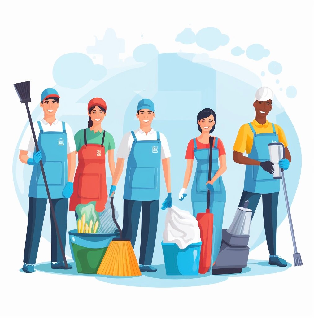 vacate cleaning team